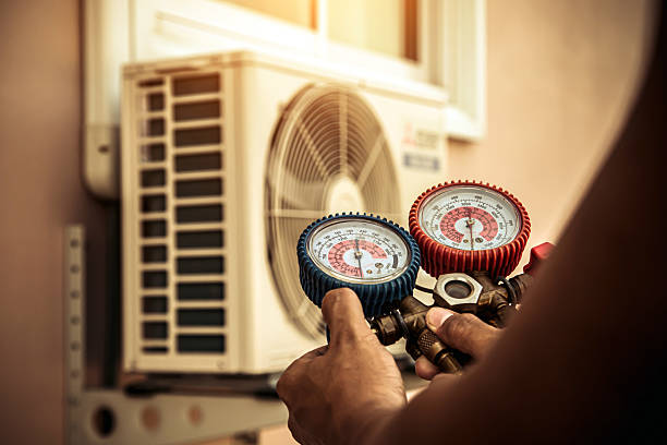 Professional Ac Installation technician working in Lillington, NC